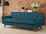 Ronald Mid Century Modern Sofa Beige