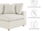 Plush Oversized Modular Sectional Sofa Beige