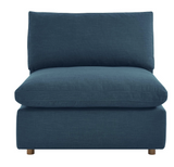 Plush Oversized Modular Sectional Sofa Azure