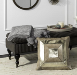 The Hide and Metallic Accent Pillow