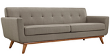 Ronald Mid Century Modern Sofa Beige