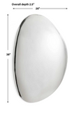 Chrome Wall Stone Decor