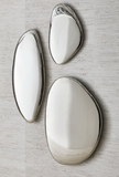 Chrome Wall Stone Decor