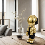 Gold Astronaut Sculpture