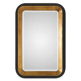 Diana Black and Gold Wall Mirror