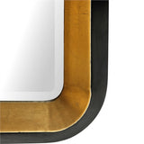 Diana Black and Gold Wall Mirror