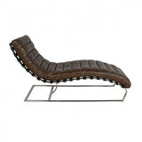 Washington Vintage leather Chaise