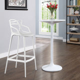 Orion Barstool, White Organic Barstool,  White Barstool