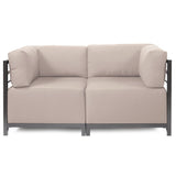 Block Outdoor Love seat, modern furniture, contemporary outdoor furniture