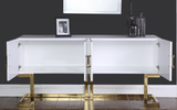 Givenchy Modern Sideboard White/Gold