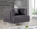 Mauldin Modern Accent chair Grey