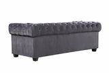 Oak Modern Sofa Grey
