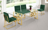 Quaid Dining Table Gold