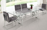 Quaid Dining Table Chrome