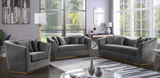 Slope Modern Accent Chair Grey