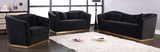 Slope Modern Loveseat Blue