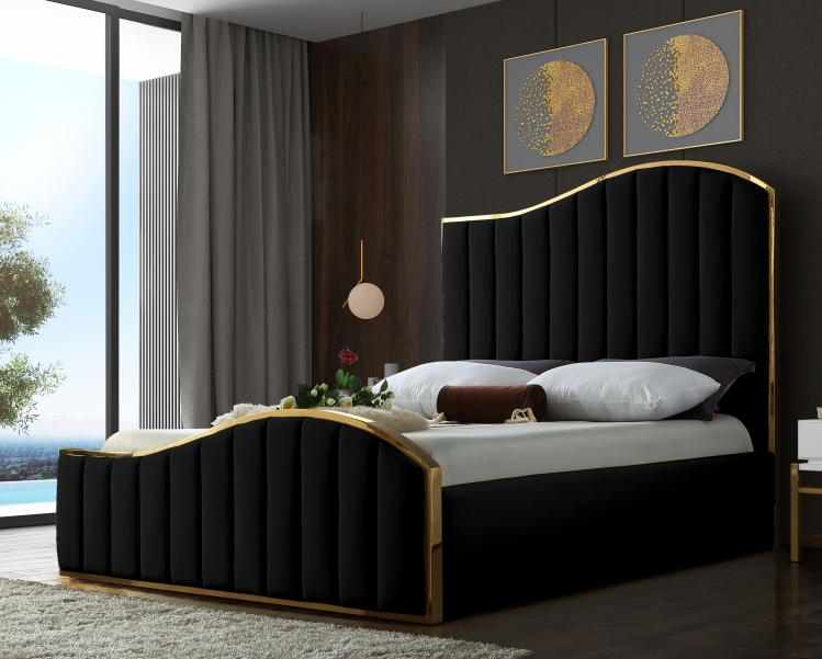 Black modern king bed deals