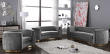 The Shell Accent Chair Grey/Gold