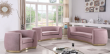 The Shell Accent Chair Pink/Gold