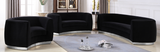 The Shell Accent Chair Black/Silver