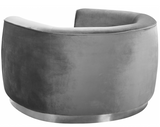 The Shell Accent Chair Grey/Silver