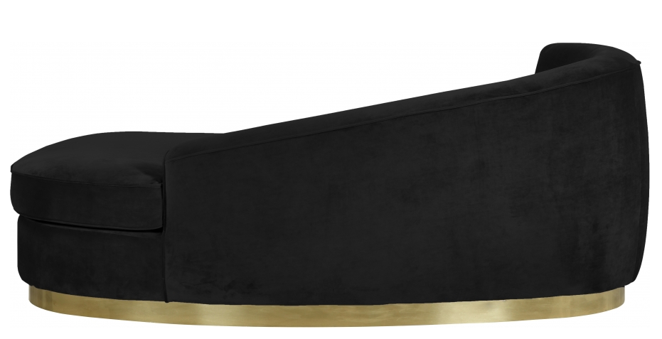 The Shell Curved Sofa Black/Gold – Interior Motives by Will Smith LLC