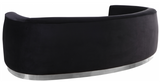 The Shell Curved Sofa Black/Silver