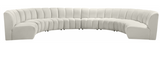 Continuum Modern Modular Sofa 8pc