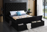 Tuck-Away Modern Storage Bed Black