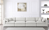 Modern Cloud Modular Linen Sofa 4pcs Beige