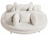 Orbit Conversation Round Seating Cream