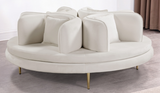 Orbit Conversation Round Seating Cream