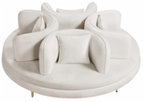 Orbit Conversation Round Seating Cream