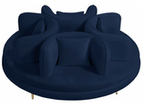 Orbit Conversation Round Seating Blue