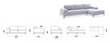 Ashford Modern Sectional Sofa