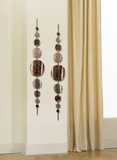 Steel Spindles Metal Wall Decor S/2