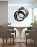 Yin and Yang Metal Wall Decor