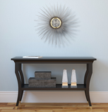 Solstice Sun Gold and Silver Metal Starburst Wall Decor