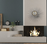 Solstice Sun Gold and Silver Metal Starburst Wall Decor