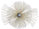 Metal Zephyr Brass Wall Art Decor