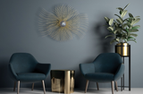 Metal Zephyr Brass Wall Art Decor