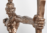 Native American Sculpture with Bow