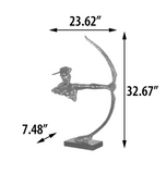 Native American Sculpture with Bow