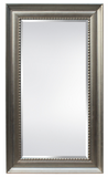 Leaner Mirror Mammoth Oversized Champagne Silver Finish