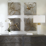 Abstract Harmony Modern Metal Wall Art S/2