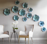 Caribbean Bloom Ceramic Wall Decor S/3