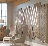 Dominion Wood and Mirror Wall Decor
