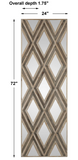 Dominion Wood and Mirror Wall Decor