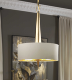 Golden Needle 3 Light Ceiling Chandelier