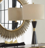 Maxwell Black Marble Table Lamp